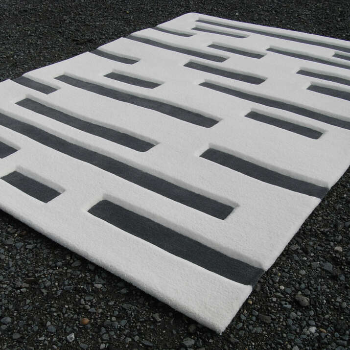 Carved & Sculpted Dash Rug In Dark Dash