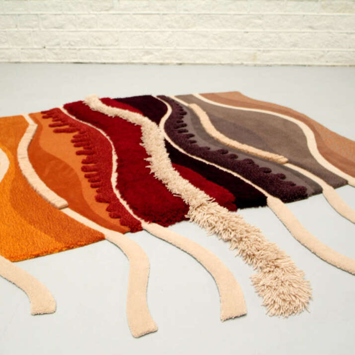 Contemporary Hand Tufted Custom Made Bespoke Wool Rug