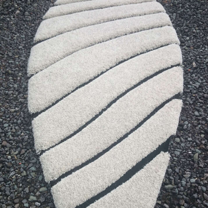 Pupa Inspired Worsted Wool Sculpted Wall Hanging