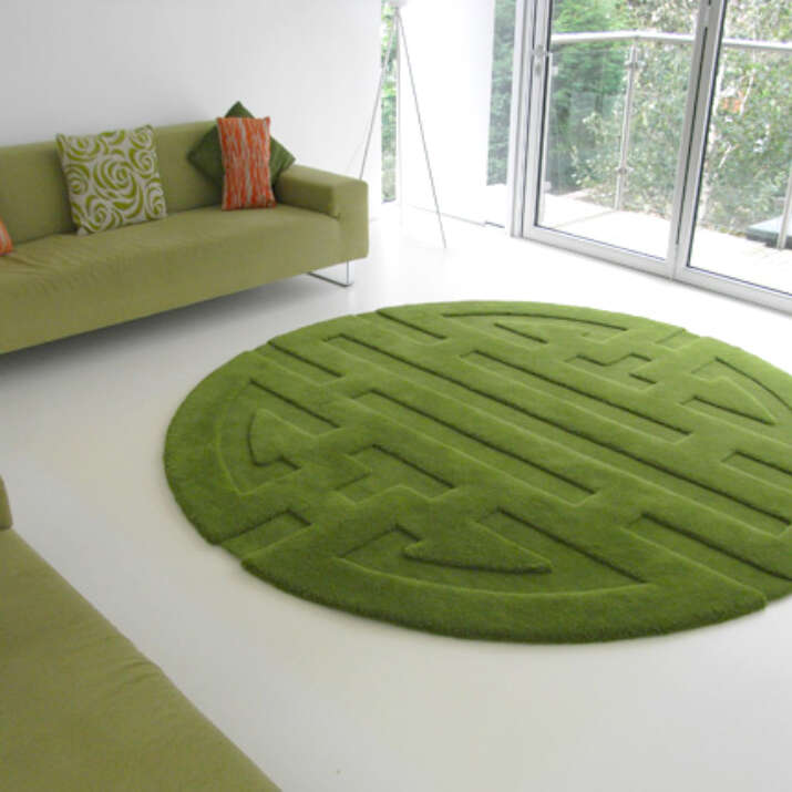 Pure Wool Sculpted & Carved Maze Rugs